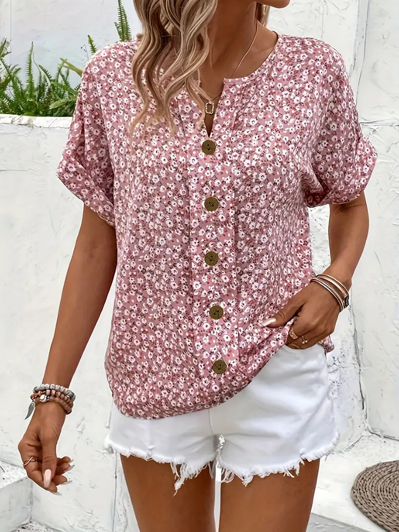 Alina | Light Floral Blouse