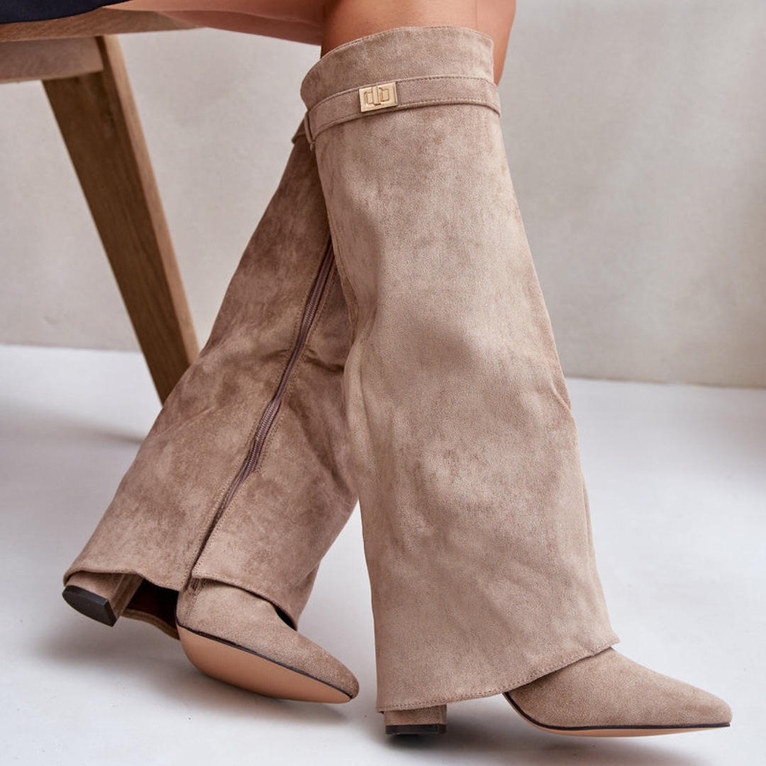 Lucyna | Handmade Suede Ankle Boots
