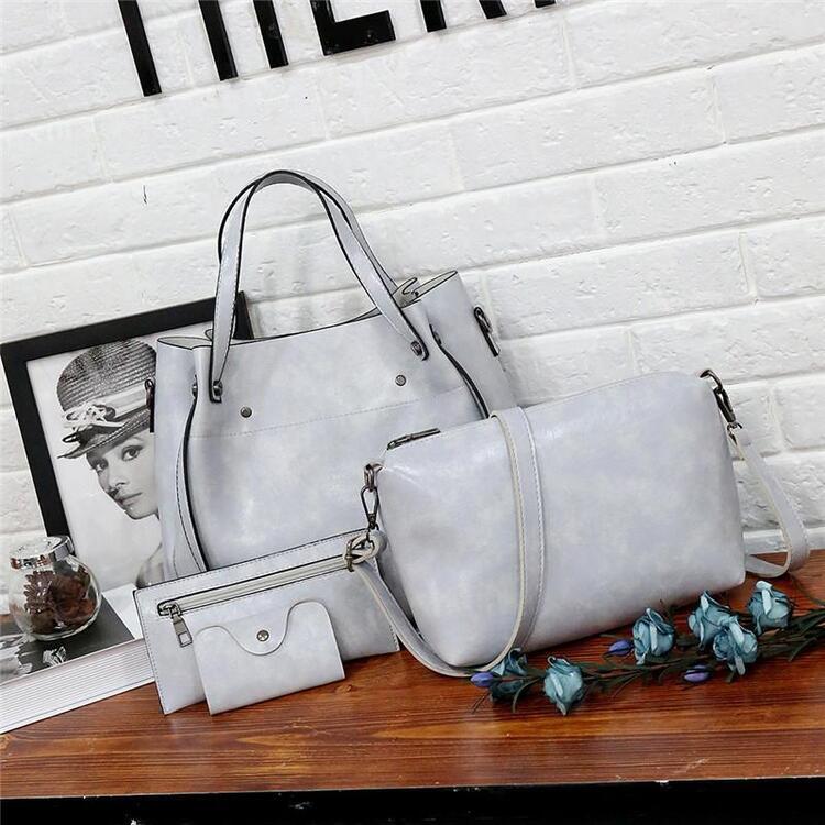Elin | Vintage 4-Piece Leather Bag Set