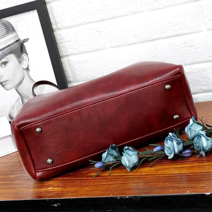 Elin | Vintage 4-Piece Leather Bag Set