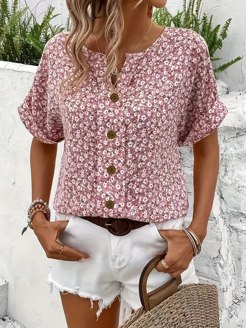 Alina | Light Floral Blouse