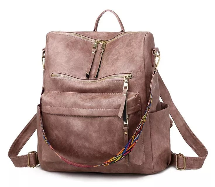 Linnéa | Large Capacity Leather Backpack