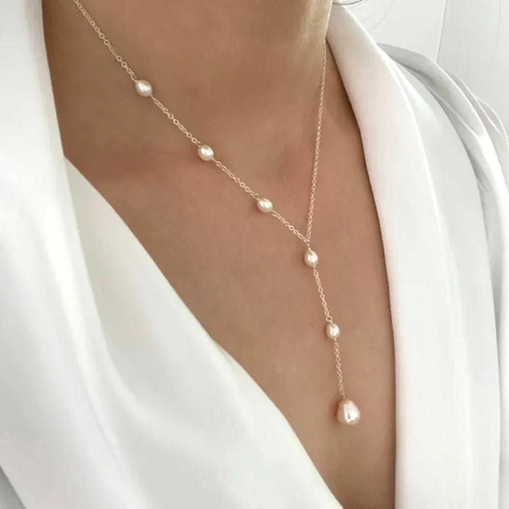 Eliza™ - Vintage Pearl Necklace