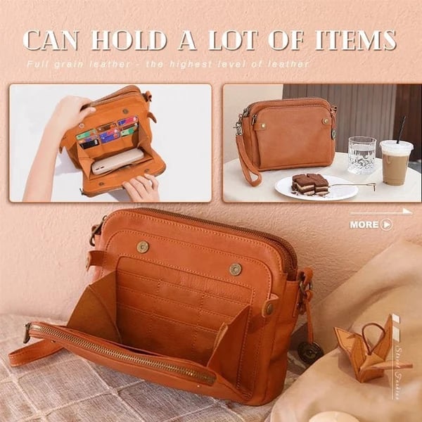 Josefin | Handmade Shoulder Bag Made of Soft Leather