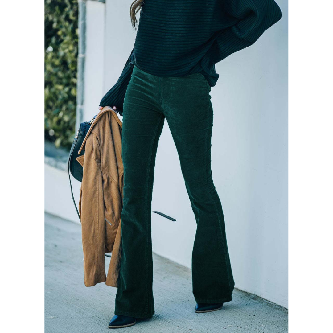 Chloe I Flare Pants in Corduroy