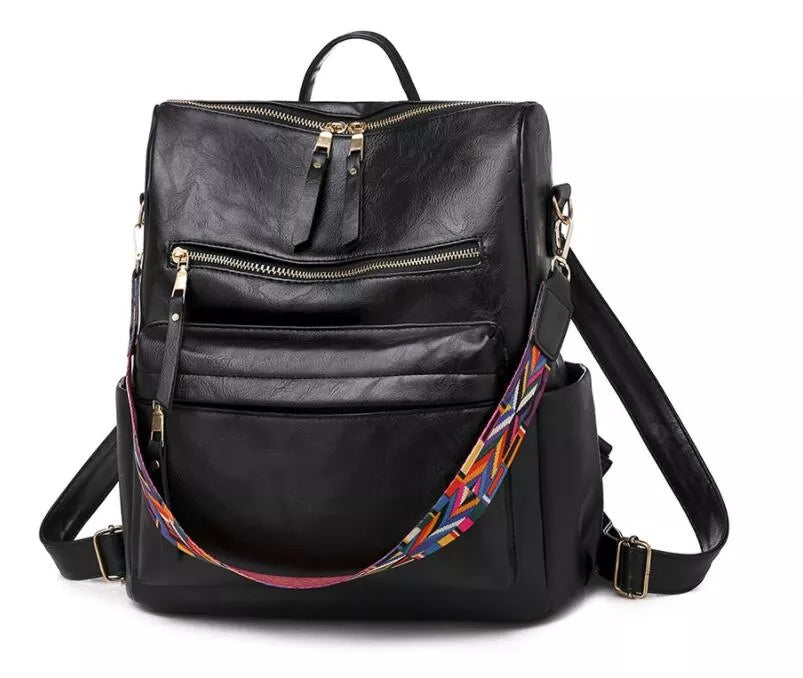 Linnéa | Large Capacity Leather Backpack