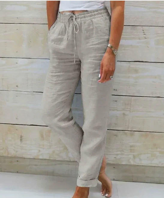 Isabelle | Pants with a Drawstring for Personalized Comfort
