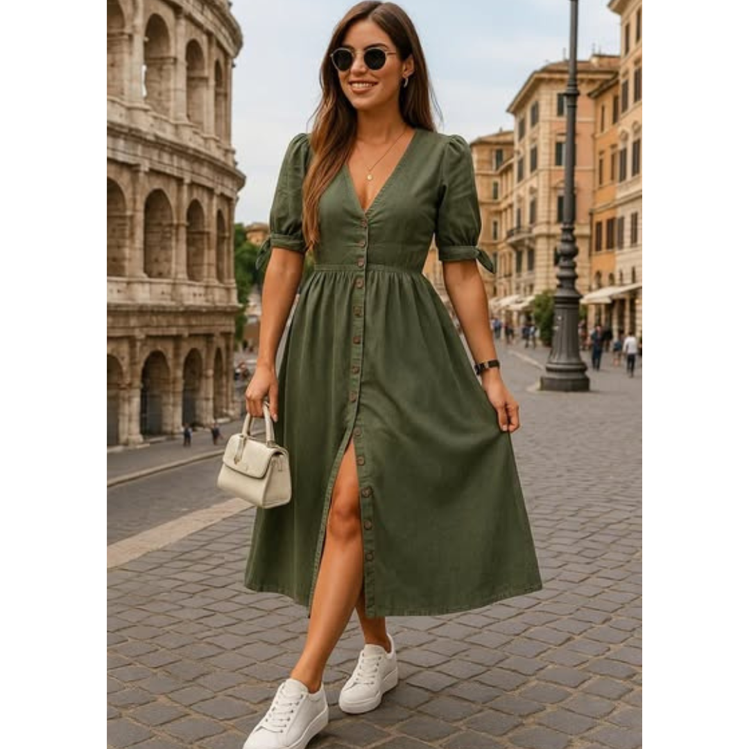 Aurora – Midi Dress with Timeless Elegance