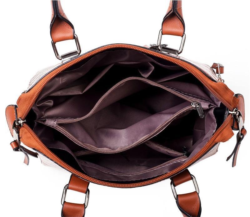 Malin | Modern Leather Bag in 4 Parts