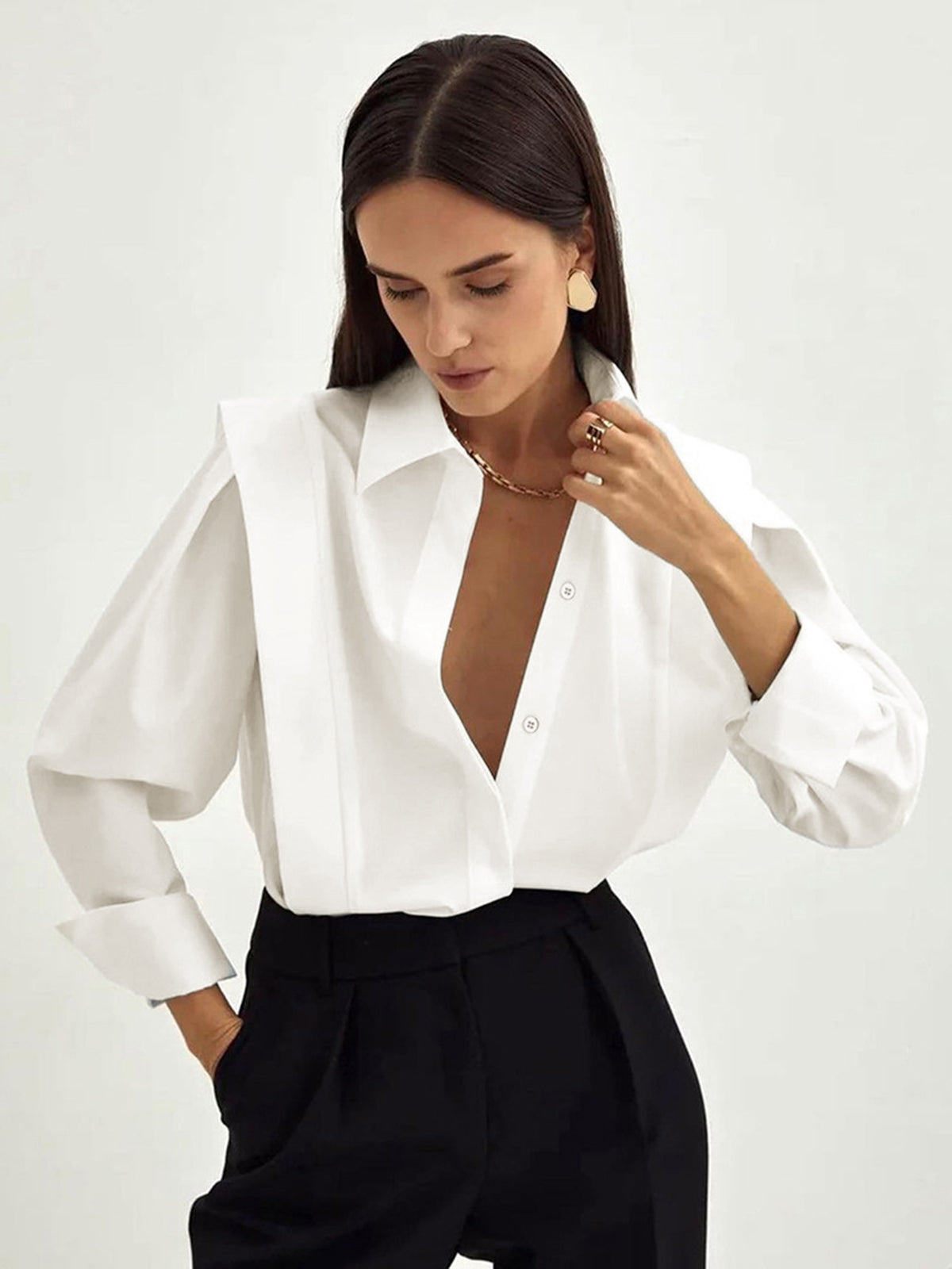 Button-Up Shirt Fair And Square