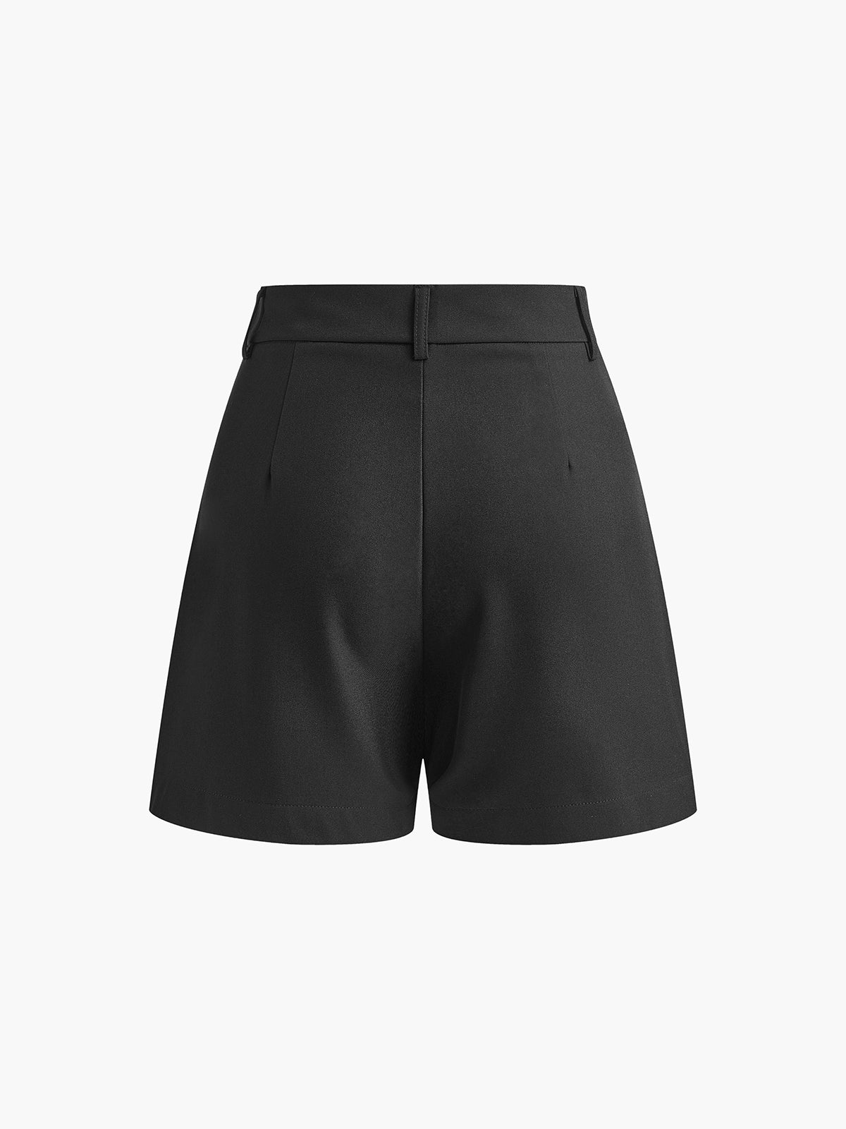Casual Mid-Rise Shorts Without a Belt