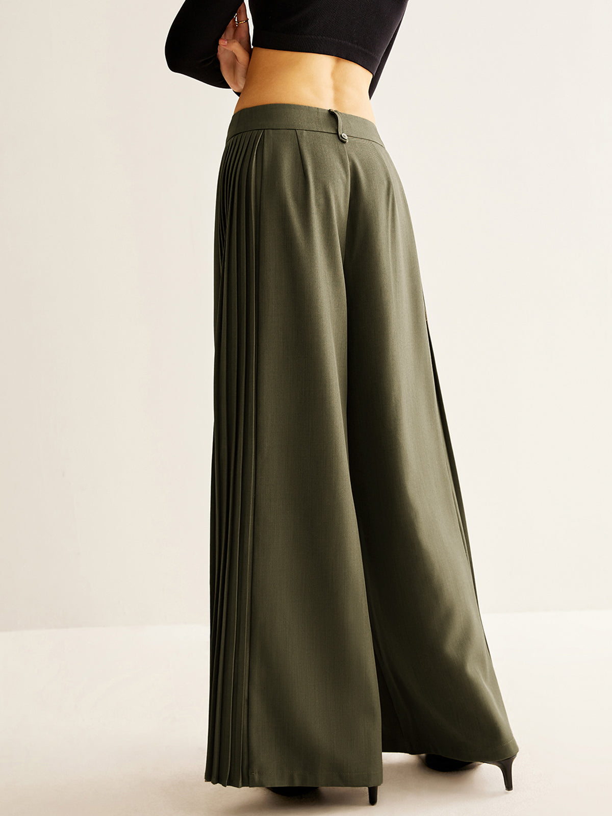 Wide Pleated Pants