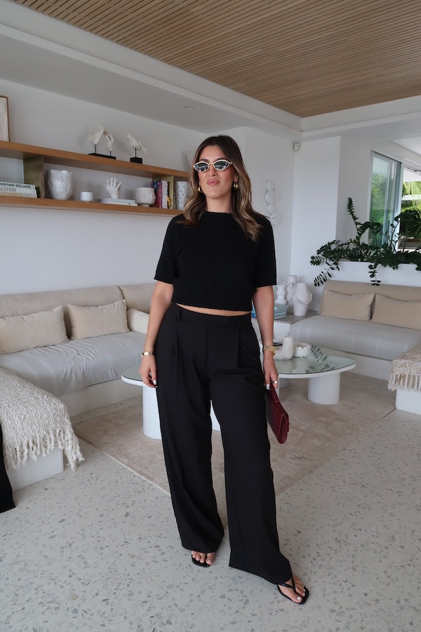 Tailored Kate Black Pants