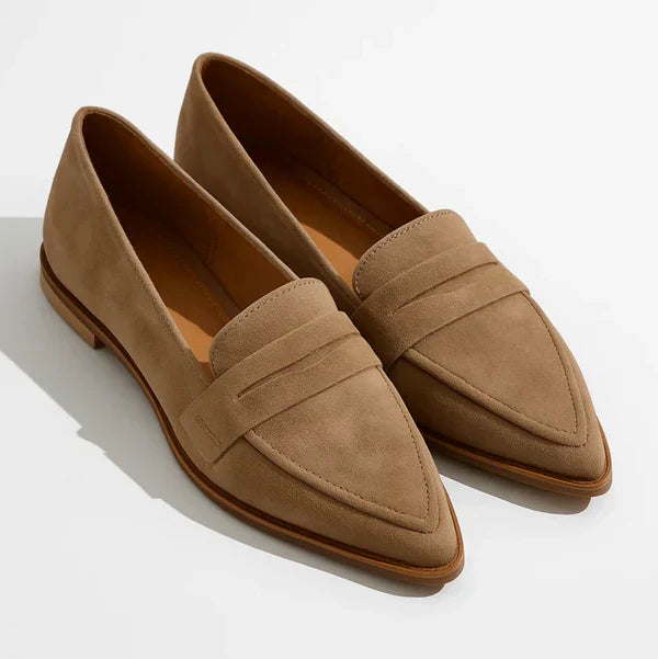 Victoria Classic™ – Soft Suede Moccasins for Women