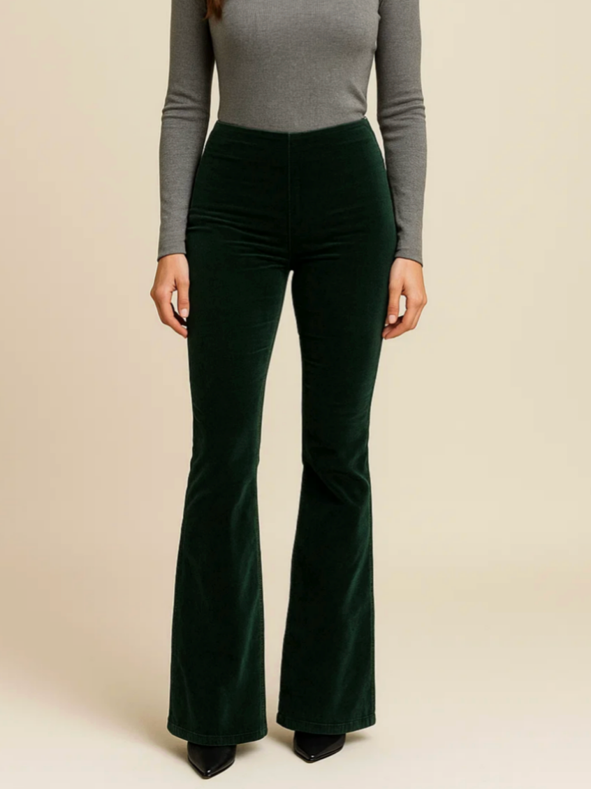 Chloe I Flare Pants in Corduroy