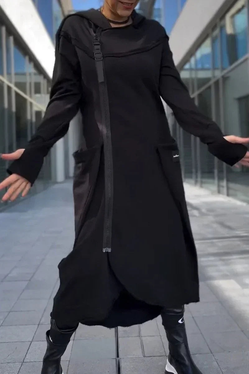Jennifer – Sporty hoodie coat
