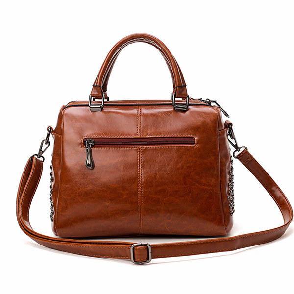 Camilla | Luxury Leather Handbag with Studs