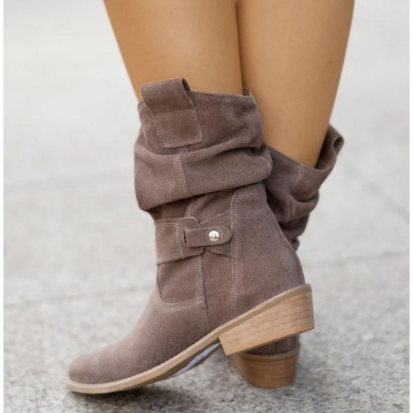 Larysa Suede Ankle Boots