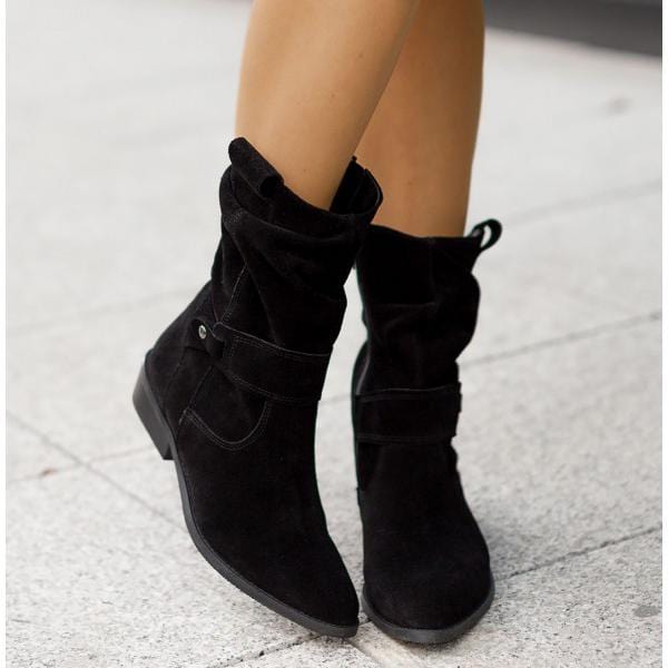 Larysa Suede Ankle Boots