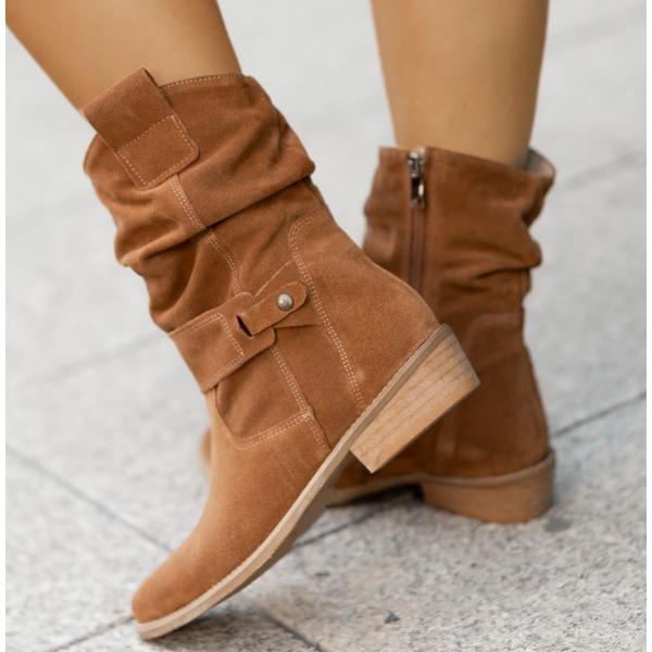 Larysa Suede Ankle Boots