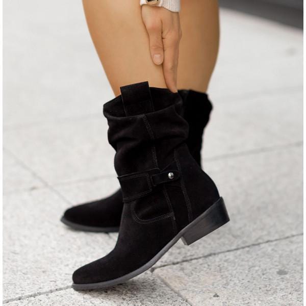Larysa Suede Ankle Boots
