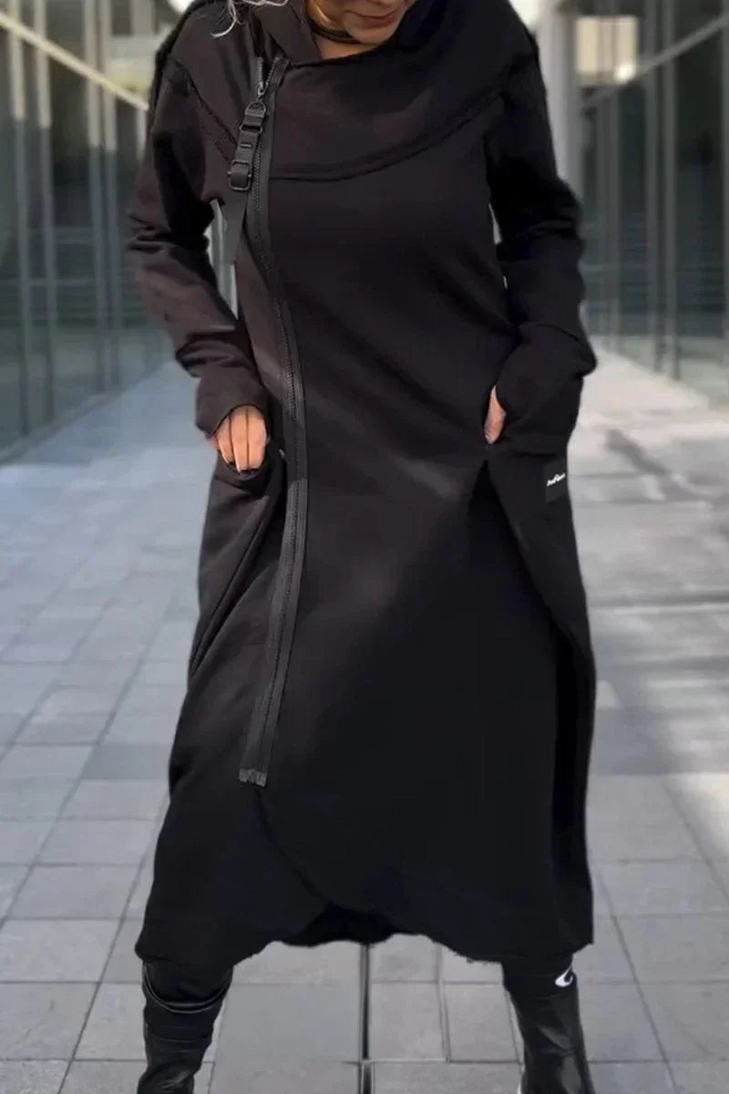 Jennifer – Sporty hoodie coat