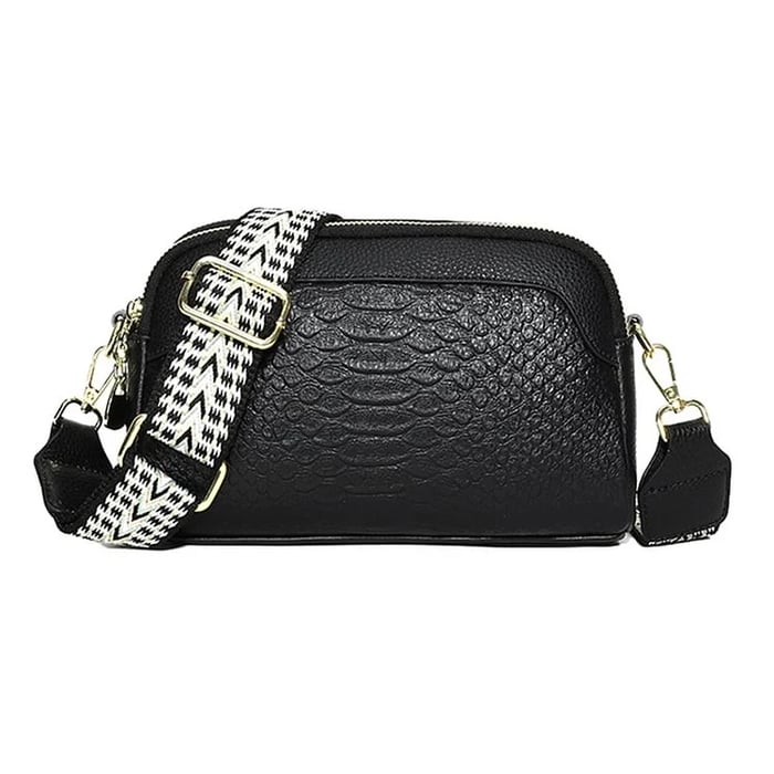 Nathalie | Stylish Alligator Pattern Leather Shoulder Bag