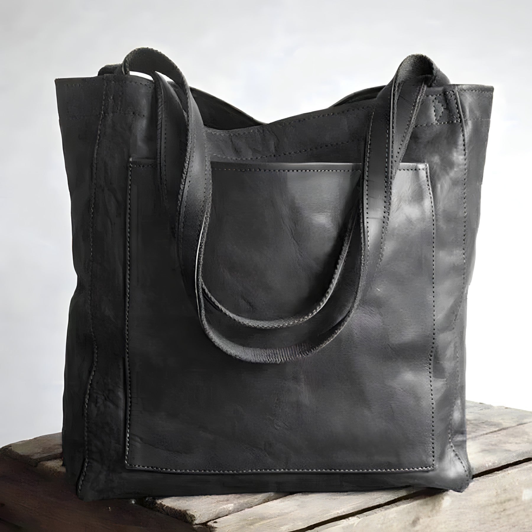 Frida | Handcrafted Leather Fabric Bag