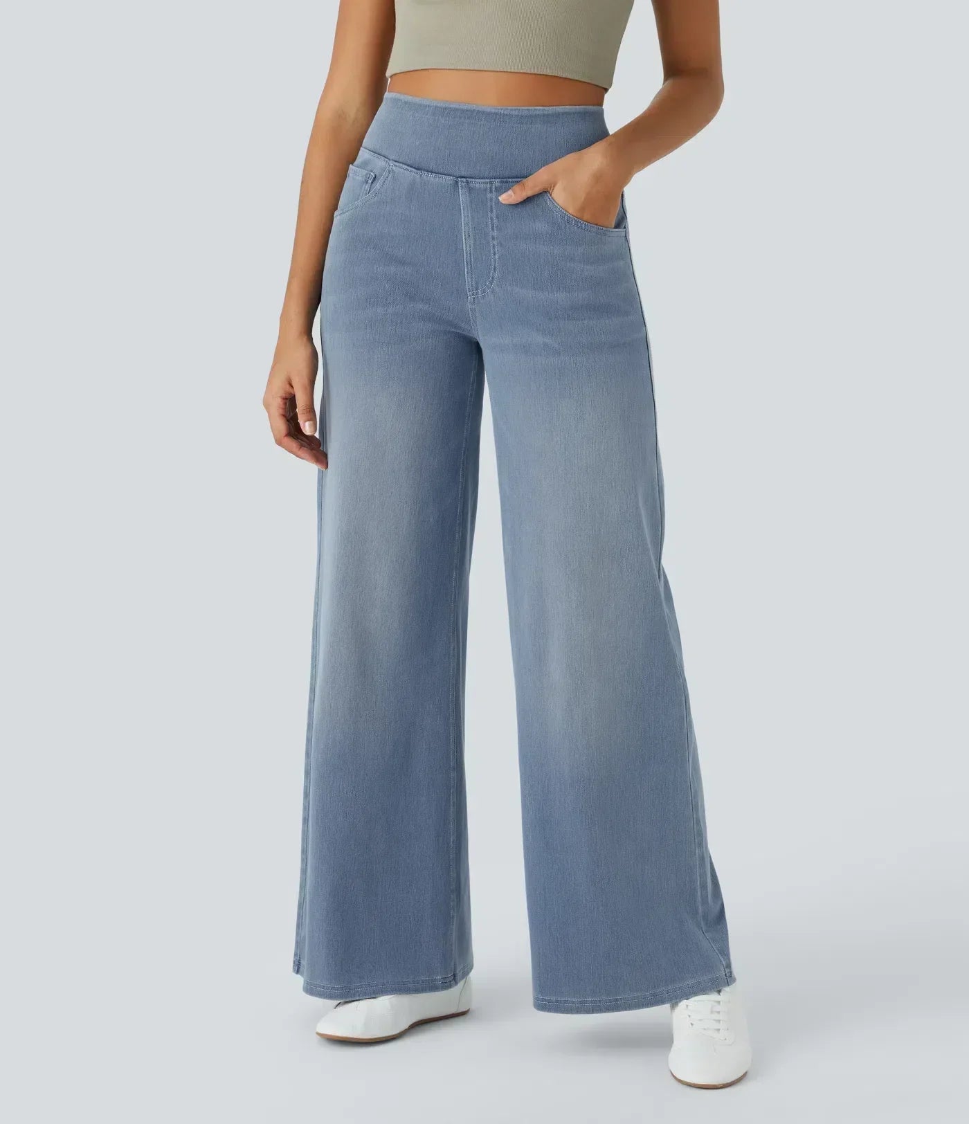 Evie | Comfortable Stretch Pants with High Waist