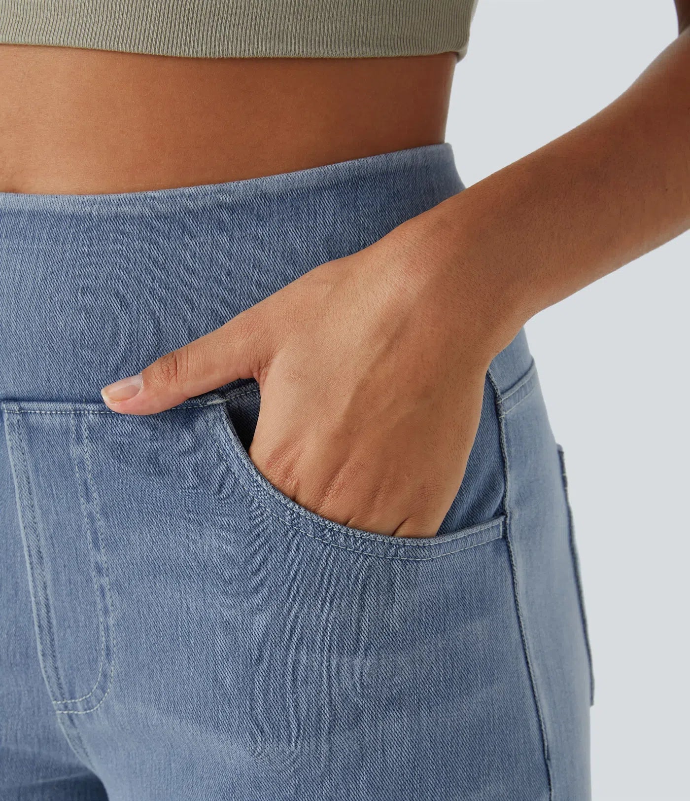 Evie | Comfortable Stretch Pants with High Waist