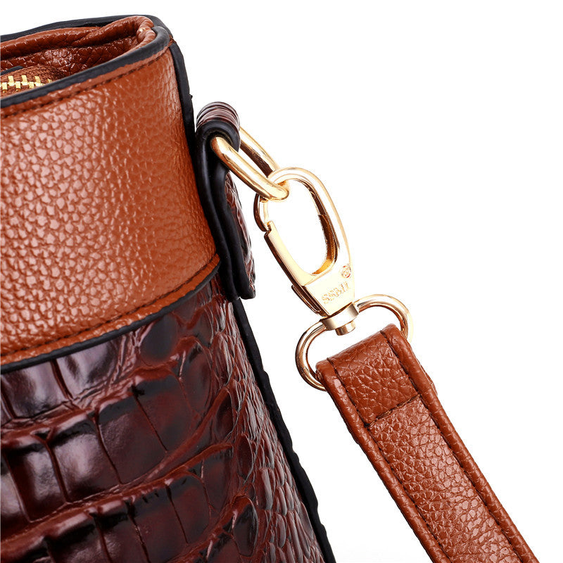 Matilda | Elegant Handcrafted Croco Leather Bag