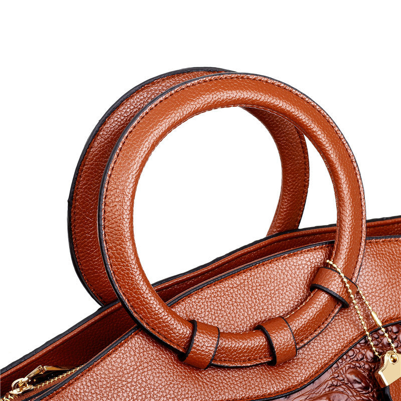Matilda | Elegant Handcrafted Croco Leather Bag