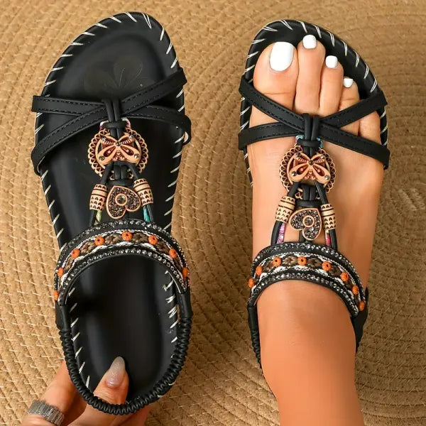 Signe – Orthopedic sandals with boho details