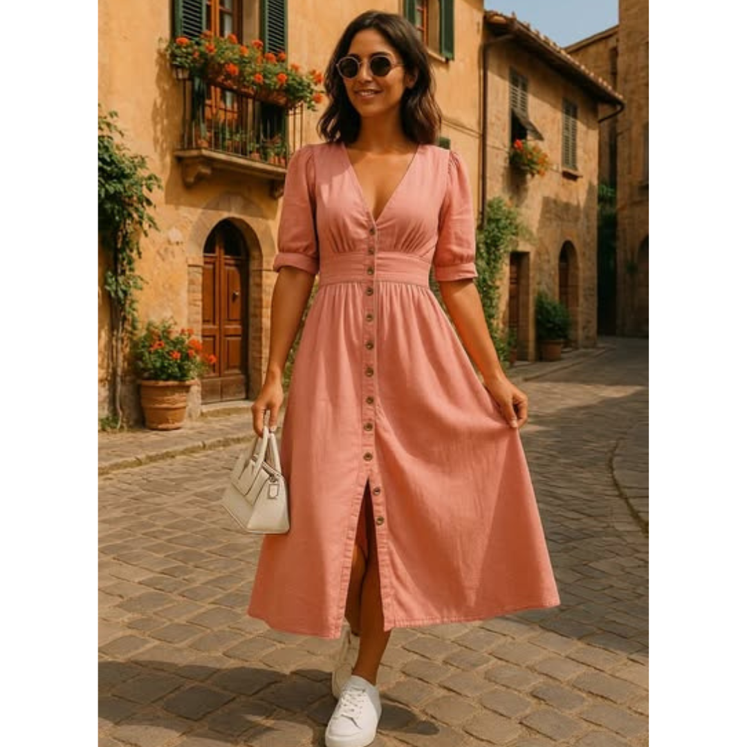 Aurora – Midi Dress with Timeless Elegance