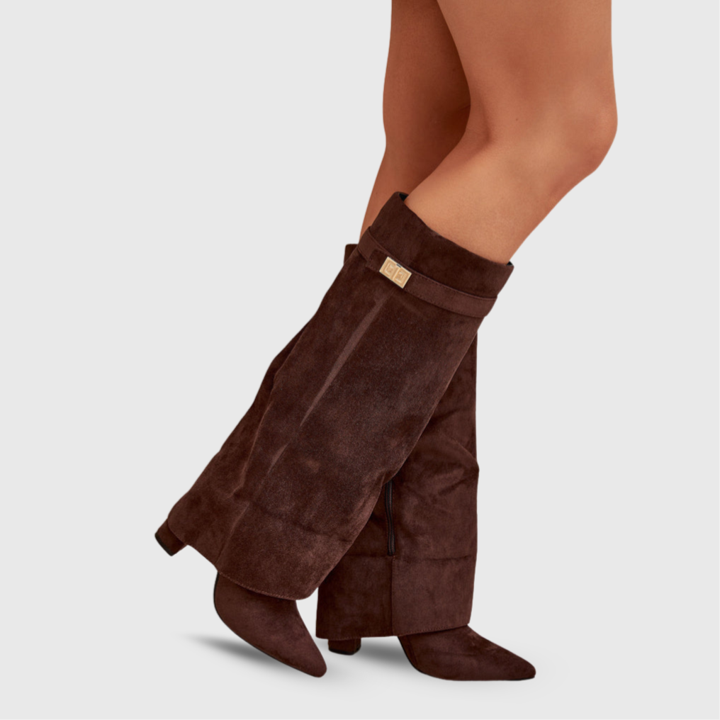 Lucyna | Handmade Suede Ankle Boots