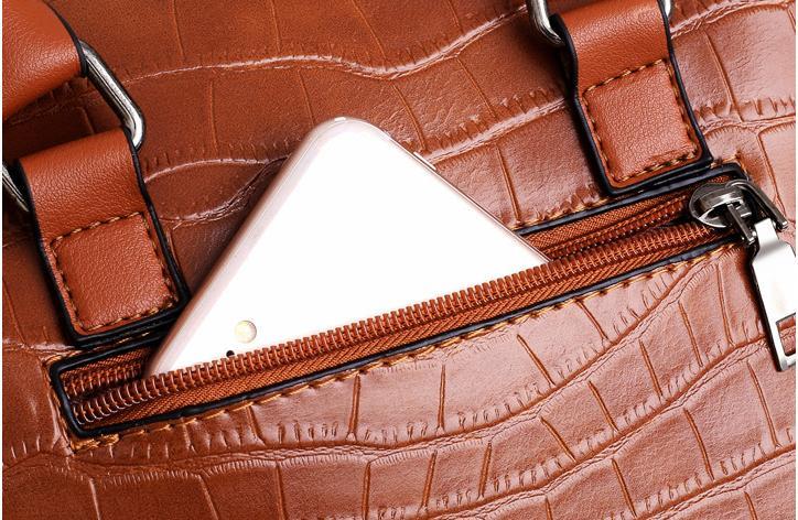 Malin | Modern Leather Bag in 4 Parts