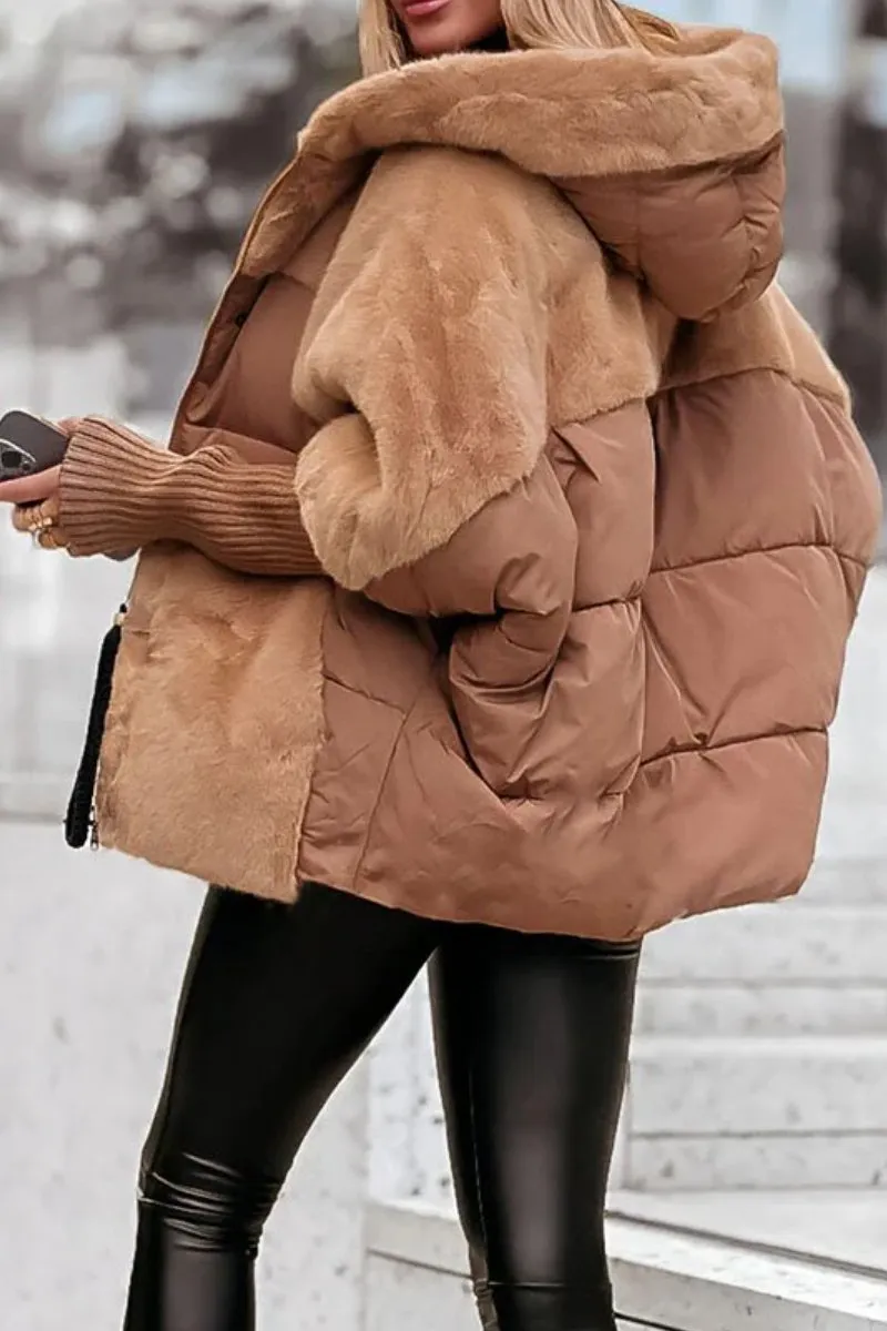 Dagmara™ - Modern and Luxurious Hooded Bomber Jacket