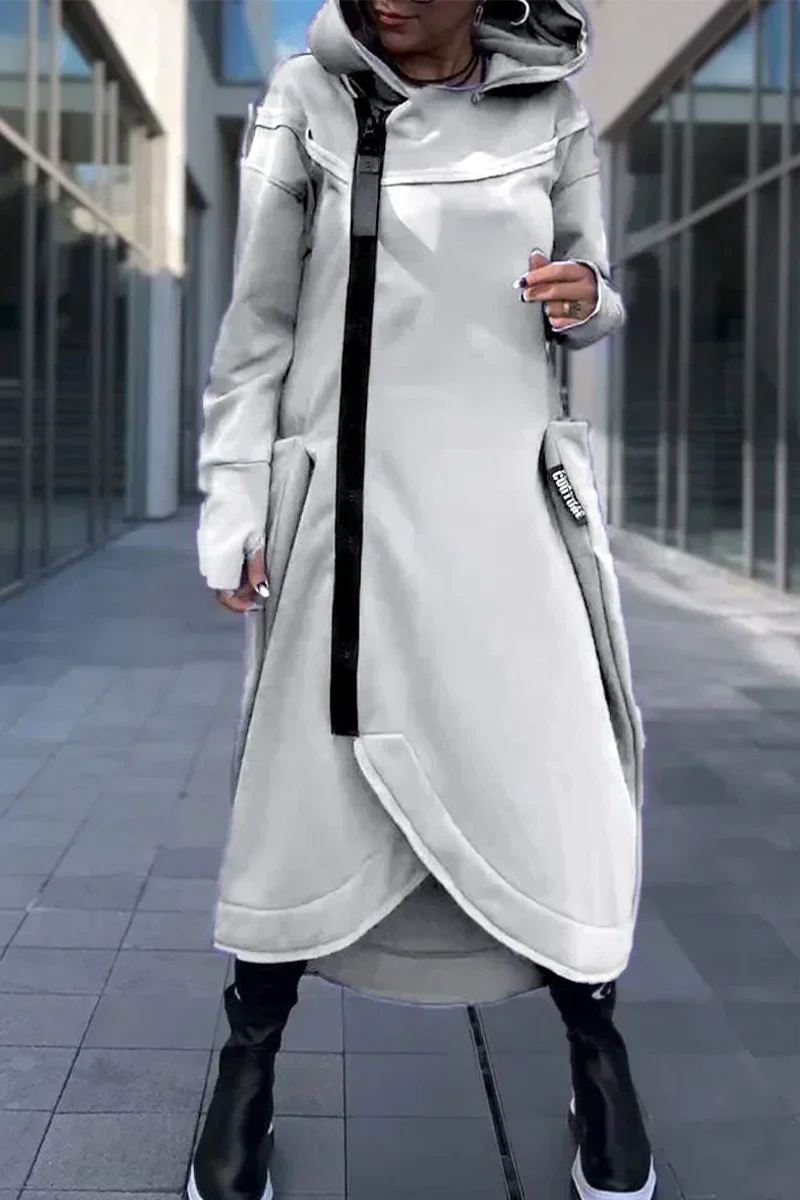 Jennifer – Sporty hoodie coat
