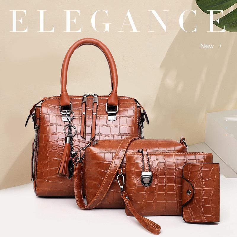 Malin | Modern Leather Bag in 4 Parts