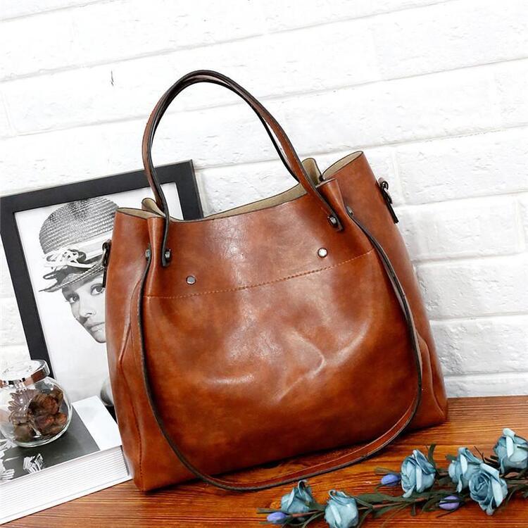 Elin | Vintage 4-Piece Leather Bag Set