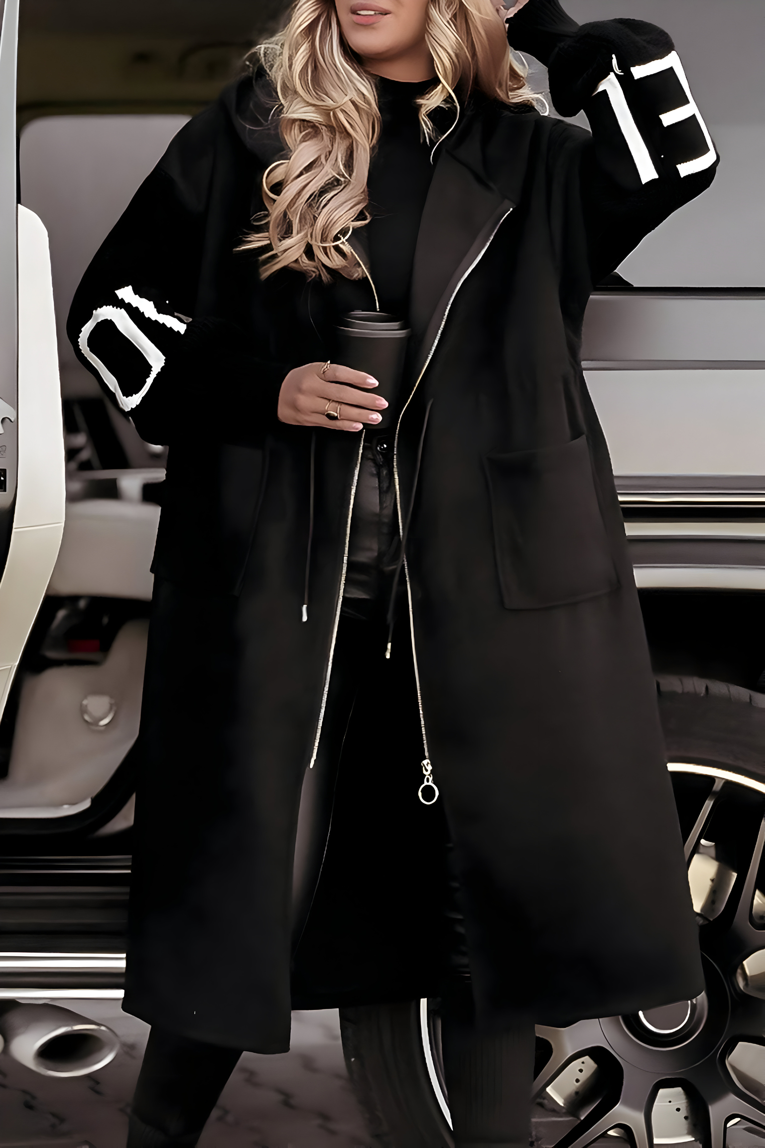 Jolanta | Elegant Hooded Coat