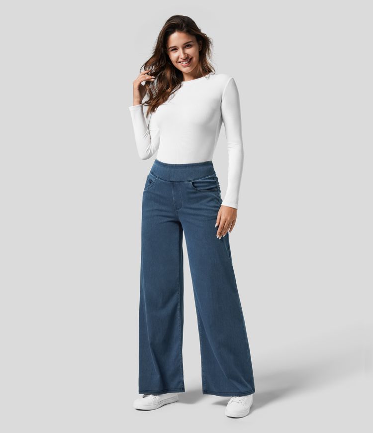 Evie | Comfortable Stretch Pants with High Waist