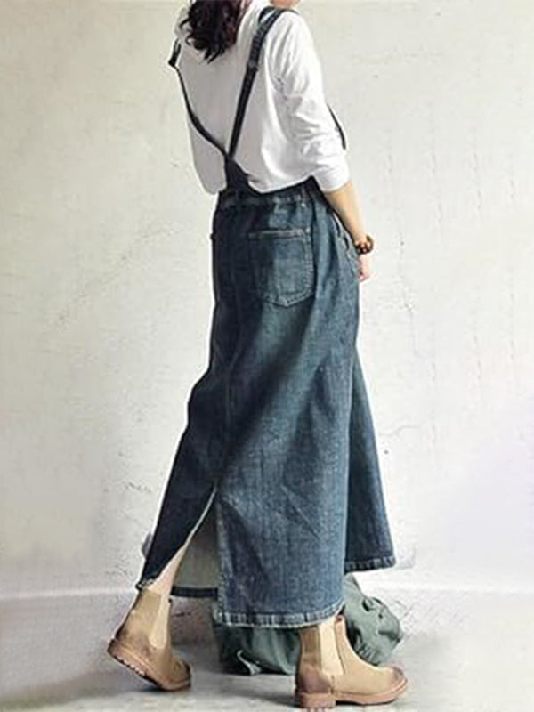 Olimpia | Casual Denim Overall Dress