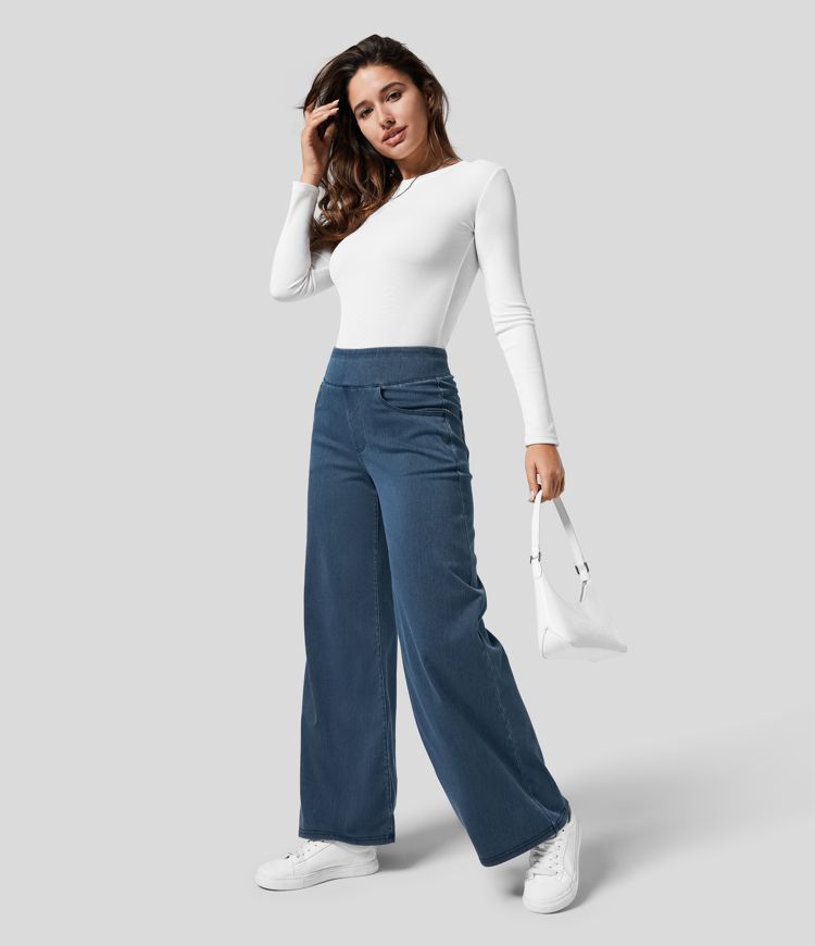 Evie | Comfortable Stretch Pants with High Waist