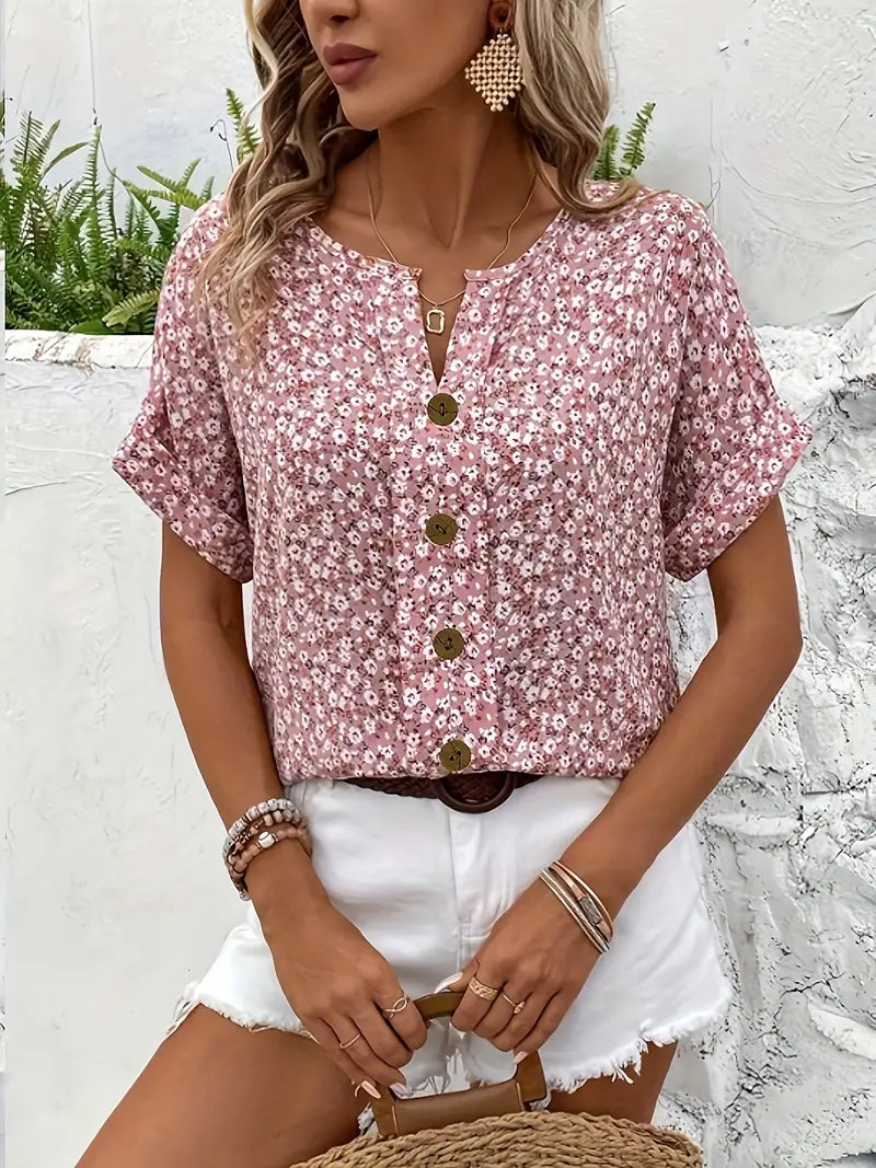 Alina | Light Floral Blouse