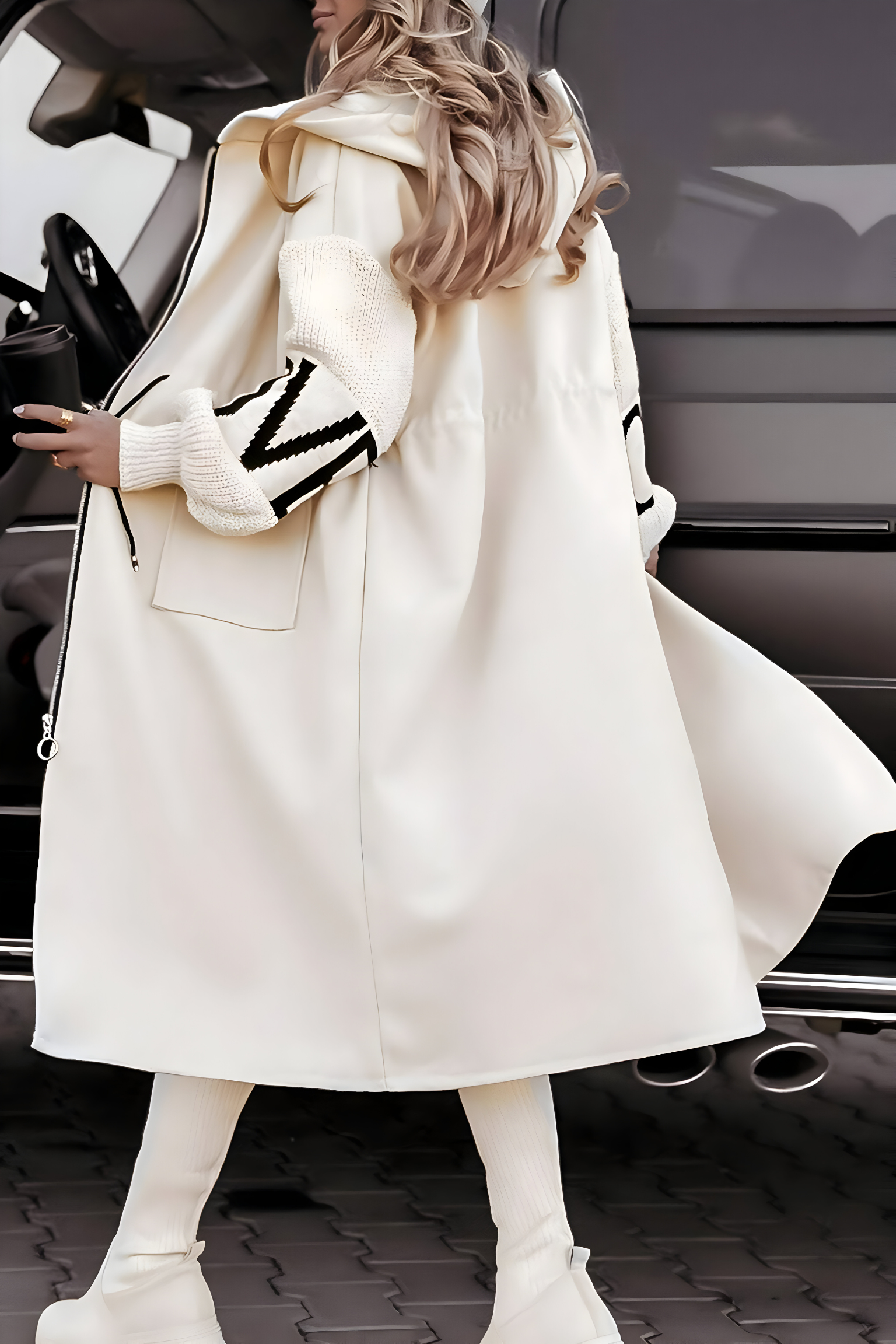 Jolanta | Elegant Hooded Coat