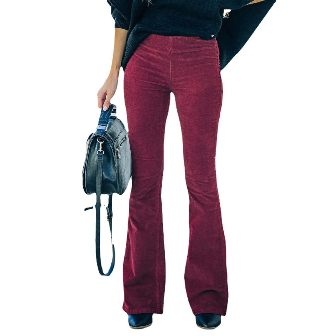 Chloe I Flare Pants in Corduroy