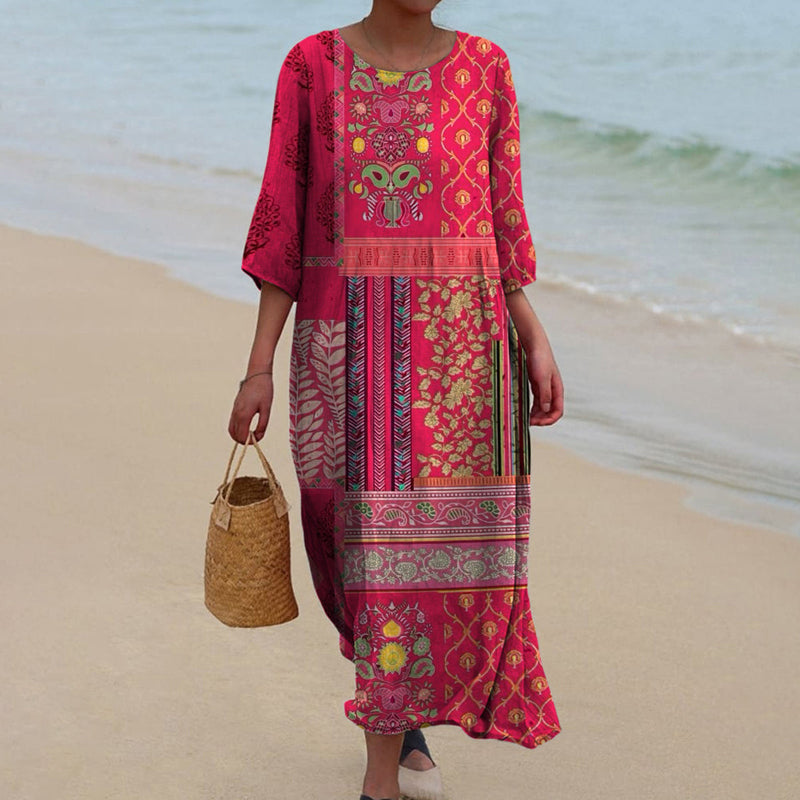 Marlene – Boho Maxi Dress with Loose Fit