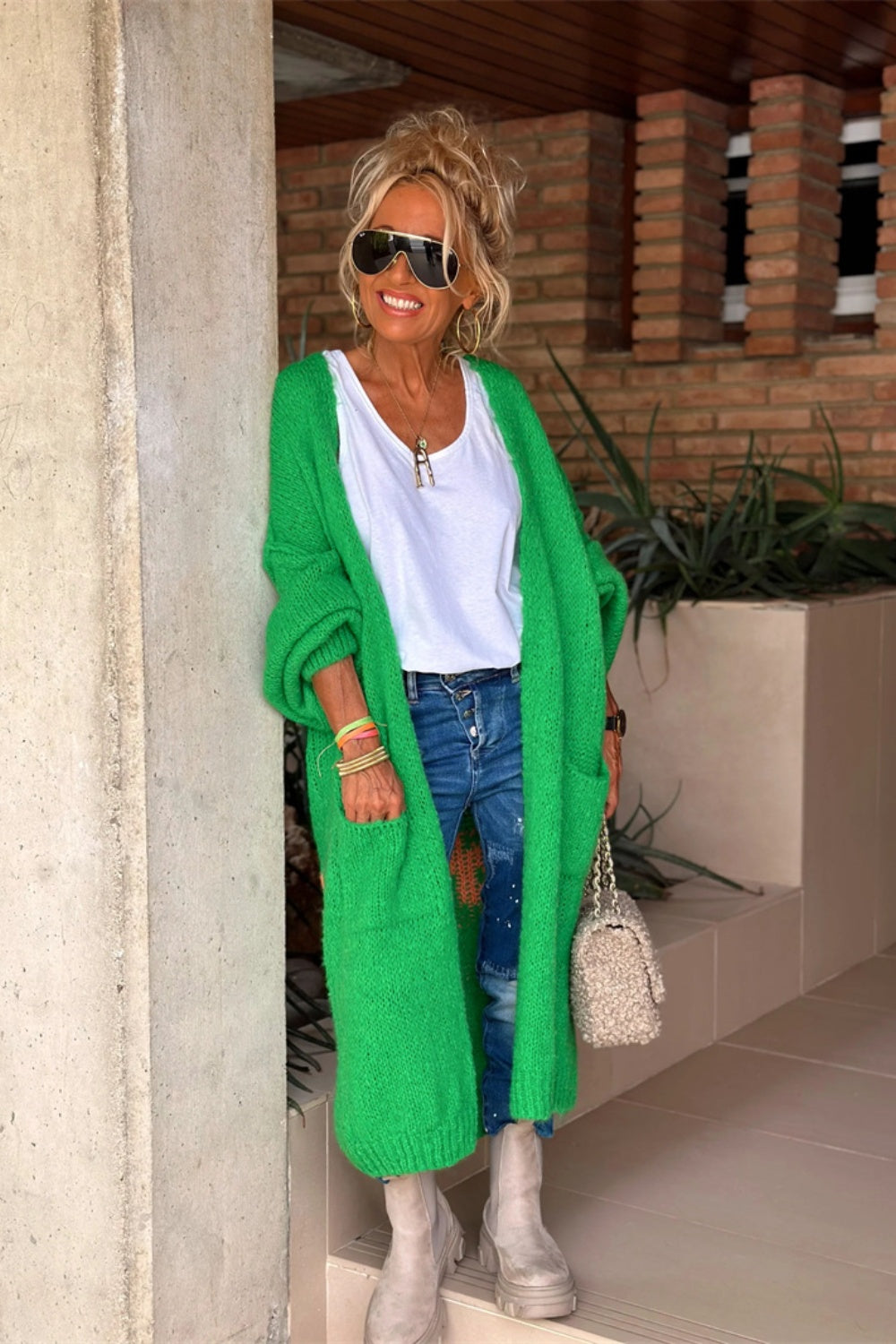 Charming - Oversized Long Cardigan Sweater