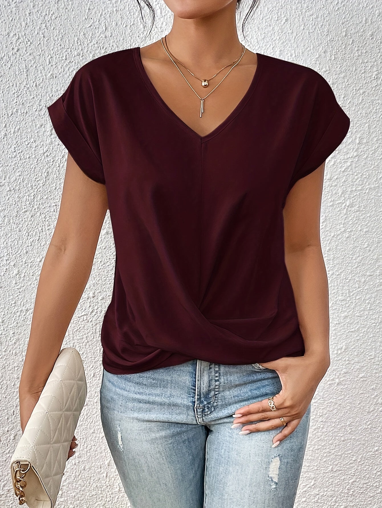 Nova | Heart-Shaped Neck T-Shirt